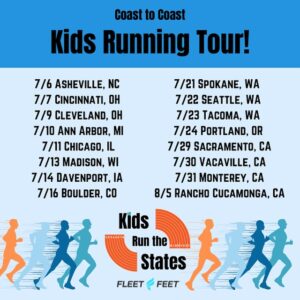 Coast to Coast Kids Running Tour @ Carrier Park