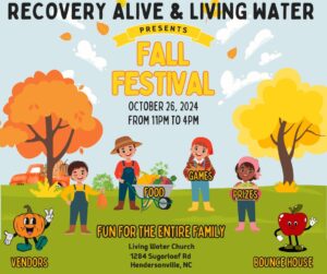 Recovery Alive and Living Water Fall Festival @ Alive at Living Water