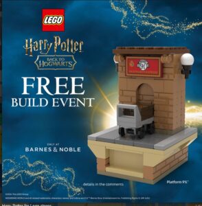 FREE LEGO BUILD! Harry Potter Back to Hogwarts @ Barnes & Noble Asheville Mall