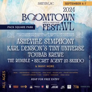 Boomtown Arts & Heritage Fest Asheville (see description for schedule)